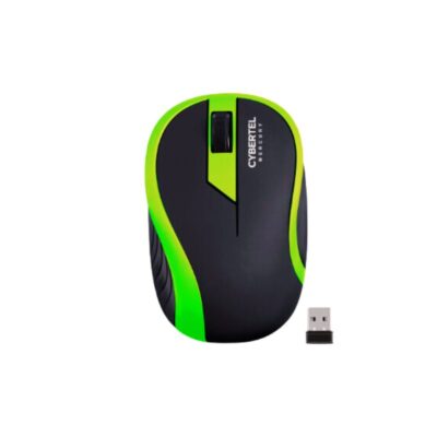 Mouse Inalambrico Cybertel Mercury ( Cyb M308G ) Usb – Tipo C / Verde – Negro