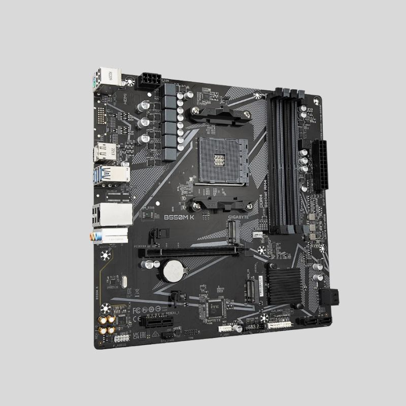PLACA GIGABYTE B550M K ( 9MB55MK-00-G10 ) AM4 - P/DDR4 - Imagen 3