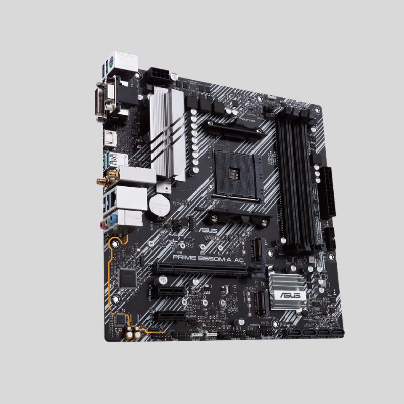 Placa Madre ASUS Prime B550M-A AC AM4 B550 WiFi