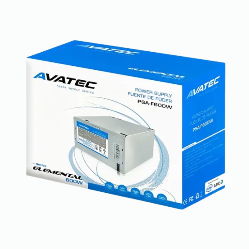 Fuente de Poder Avatec 600W AV-PSA-F600W