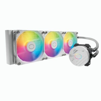 Sistema De Enfriamiento Liquido Cooler Master Masterliquid Ml360l V2 White ( Mlw-d36m-a18pw-rw ) Blanco Led- Argb