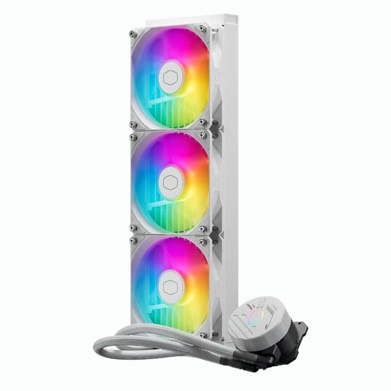 Sistema De Enfriamiento Liquido Cooler Master Masterliquid Ml360l V2 White ( Mlw-d36m-a18pw-rw ) Blanco Led- Argb - Imagen 2