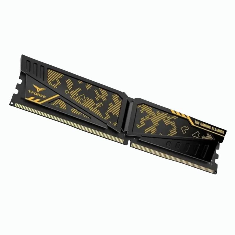 Memoria Ram Teamgroup T-force Vulcan Tuf Gaming Ddr4 8gb/3200 ( Tltyd48g3200hc16c01 ) Negro - Imagen 2