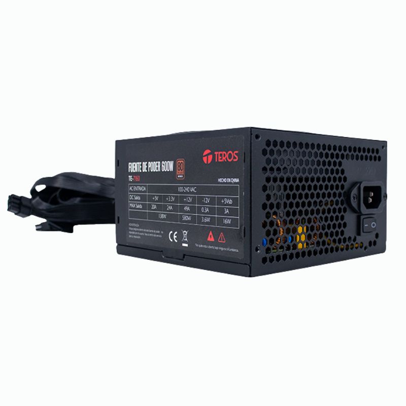 Fuente Teros ( Te-7160 ) 600w Bronze - Imagen 3