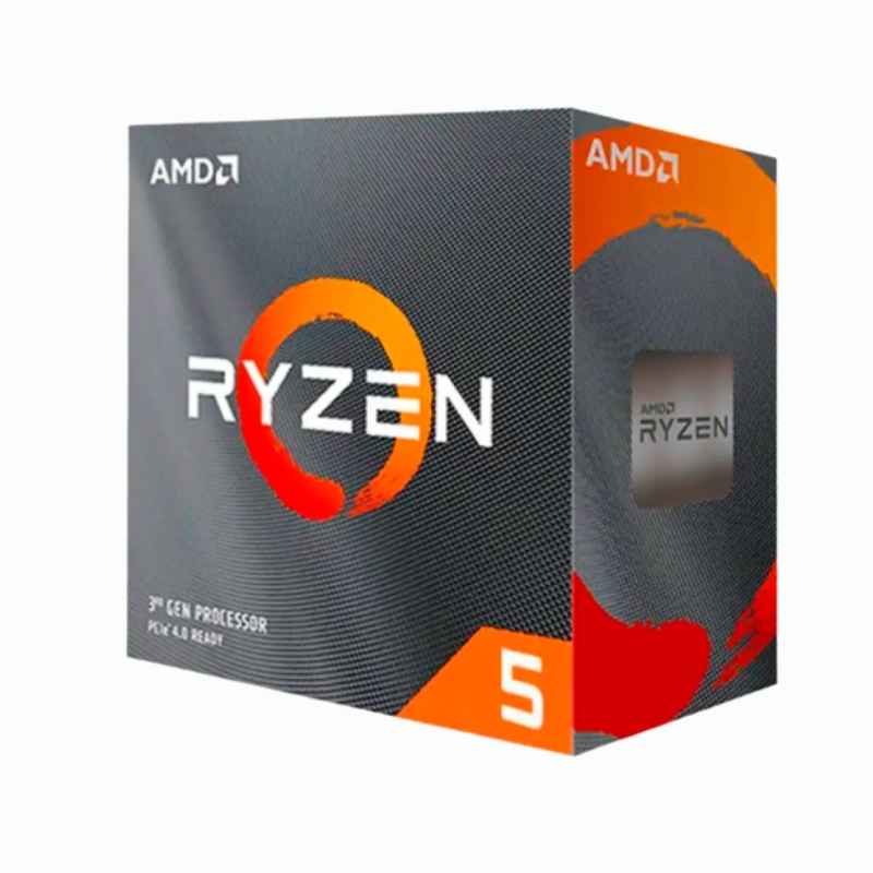 Procesador AMD Ryzen 5 5500 6 Núcleos 12 Hilos 3.6GHz Turbo 4.2GHz 19MB AM4 con Cooler