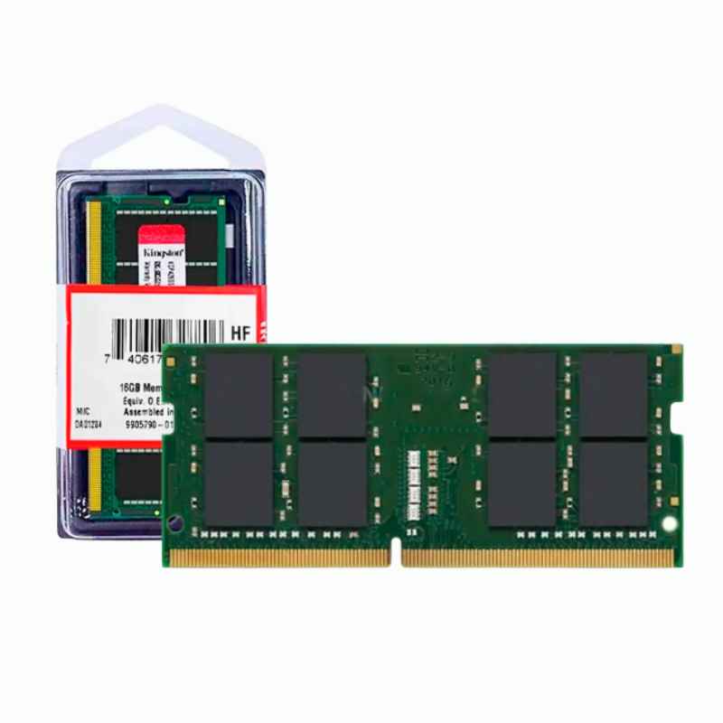 Memoria RAM Kingston SODIMM DDR4 16GB 3200MHz KVR32S22D8/16 Laptop