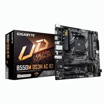 PLACA GIGABYTE B550M DS3H AC R2 ( 9MB55MDHR-00-G10 ) AM4 – P/DDR4