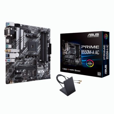 Placa Asus Prime B550m-a Ac ( 90mb15k0-m0eay0 ) Am4