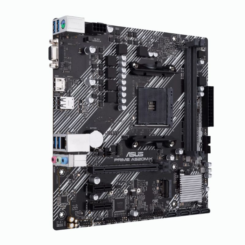 PLACA ASUS PRIME A520M-K ( 90MB1500-M0AAY0 ) AM4 - Imagen 2