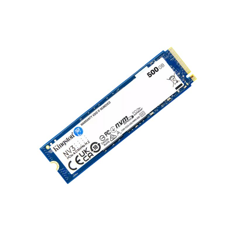 Ssd M.2 Solido Kingston Nv3 500Gb ( Snv3S/500G ) 80Mm | Nvme Pcie | 5000Mb/S - 3000Mb/S - Imagen 2