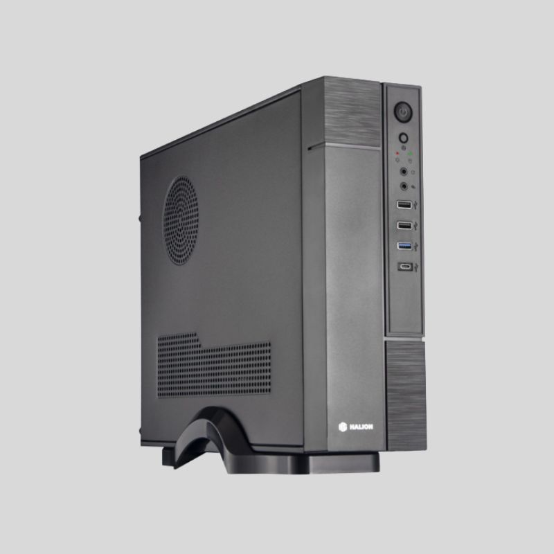 Case Slim Halion S822 350W Micro ATX Negro