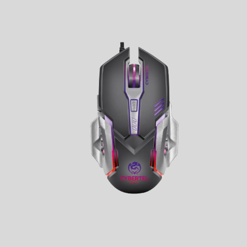 Mouse Gamer Cybertel Exxpert M502 3200 DPI LED Negro