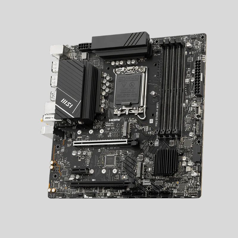 PLACA MSI PRO B760M-A WIFI ( 911-7D99-057 ) LGA 1700 | P/ DDR5 - Imagen 2