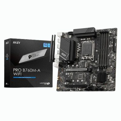 PLACA MSI PRO B760M-A WIFI ( 911-7D99-057 ) LGA 1700 | P/ DDR5