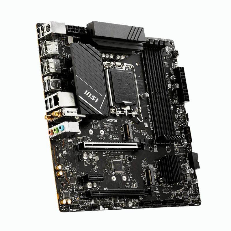 PLACA MSI PRO B760M-A WIFI ( 911-7D99-057 ) LGA 1700 | P/ DDR5 - Imagen 2