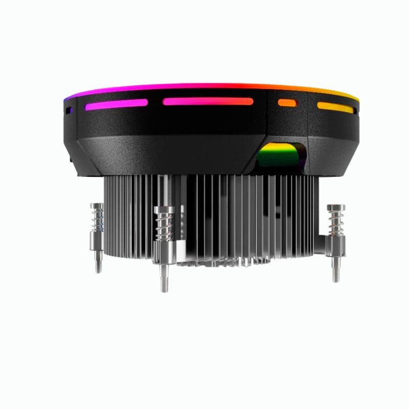 COOLER PARA PROCESADOR TEROS ( TE-8161N ) INTEL: LGA 115X/1200 | NEGRO | LED- RGB - Imagen 2