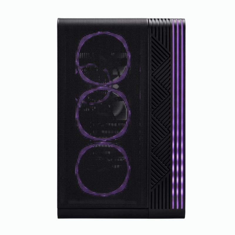 CASE 1ST PLAYER VT7 ( 1S-CA1ST-VT7-BLACK ) S/ FUENTE | NEGRO | 1 PANEL VIDRIO | X4 FAN | LED- RGB - Imagen 2