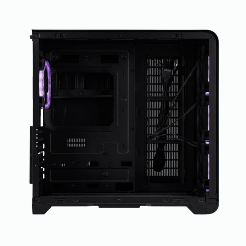 CASE 1ST PLAYER VT7 ( 1S-CA1ST-VT7-BLACK ) S/ FUENTE | NEGRO | 1 PANEL VIDRIO | X4 FAN | LED- RGB - Imagen 4