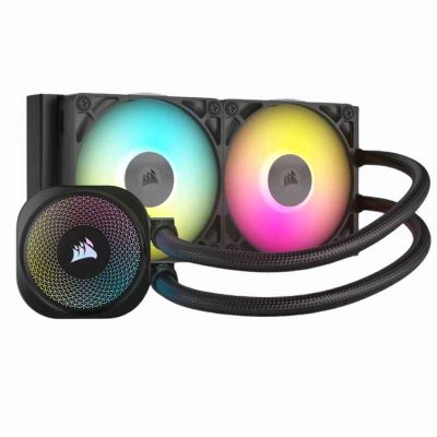 SISTEMA DE ENFRIAMIENTO LIQUIDO CORSAIR ICUE LINK TITAN 240 RX RGB ( CW-9061016-WW ) LGA 1851/1700- AMD AM4/AM5 | NEGRO | LED- RGB