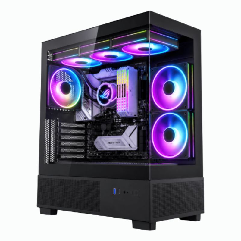 Case Gamer Halion HPRO-735 Negro | 6 Ventiladores ARGB