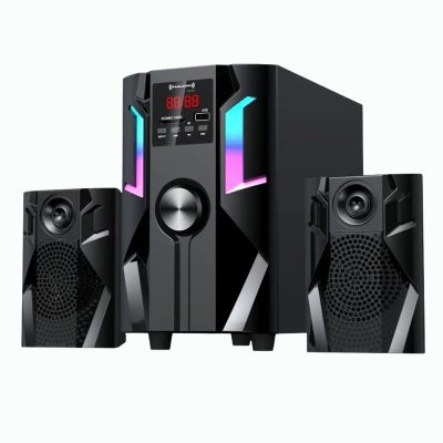PARLANTE SUBWOOFER HALION 2.1 CYCLON ( HA-K41 ) USB/SD/FM/BT/80W/CONTROL/NEGRO-LED RGB