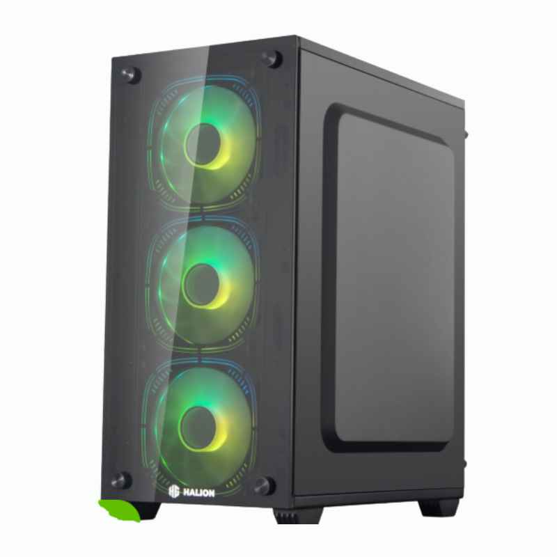 CASE HALION RAGNAROK ( RAGNAROK 323 ) 550W | NEGRO | 1 PANEL VIDRIO TEMPLADO | X4 FAN | LED- RGB - Imagen 3