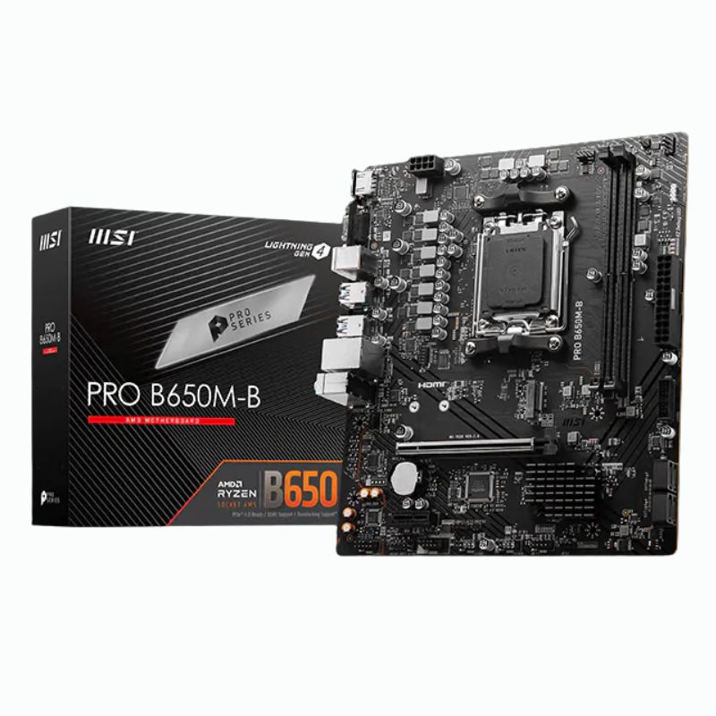 Placa Madre MSI PRO B650M-B AM5 DDR5 911-7E28-020 Micro ATX