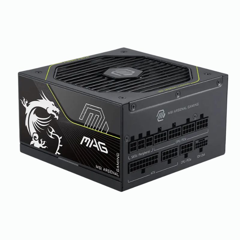 Fuente de Poder MSI MAG A1200PLS PCIE5 1200W 80 PLUS Platinum Full Modular ATX 3.1 PCIe 5.1