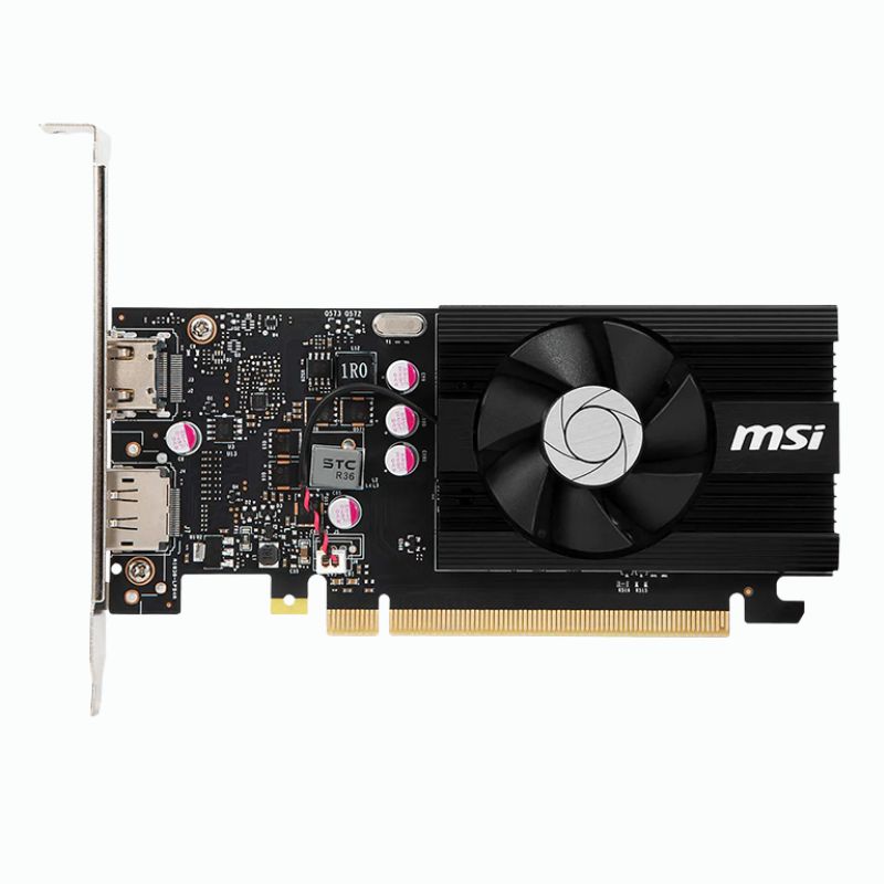 TARJETA DE VIDEO MSI GEFORCE GT 1030 4GB DDR4 LOW PROFILE OC ( 912-V812-231 ) 64 BIT - Imagen 2