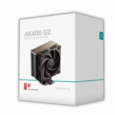COOLER PARA PROCESADOR DEEP COOL AG400 G2 PLUS ( R-AG400-BKNPMG2-G-1 ) NEGRO| INTEL LGA1851/1700-AMD AM5/AM4