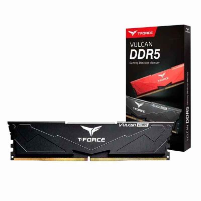 MEMORIA RAM TEAMGROUP T-FORCE VULCAN DDR5 8GB/5600 ( FLABD58G5600HC40B01 ) NEGRO