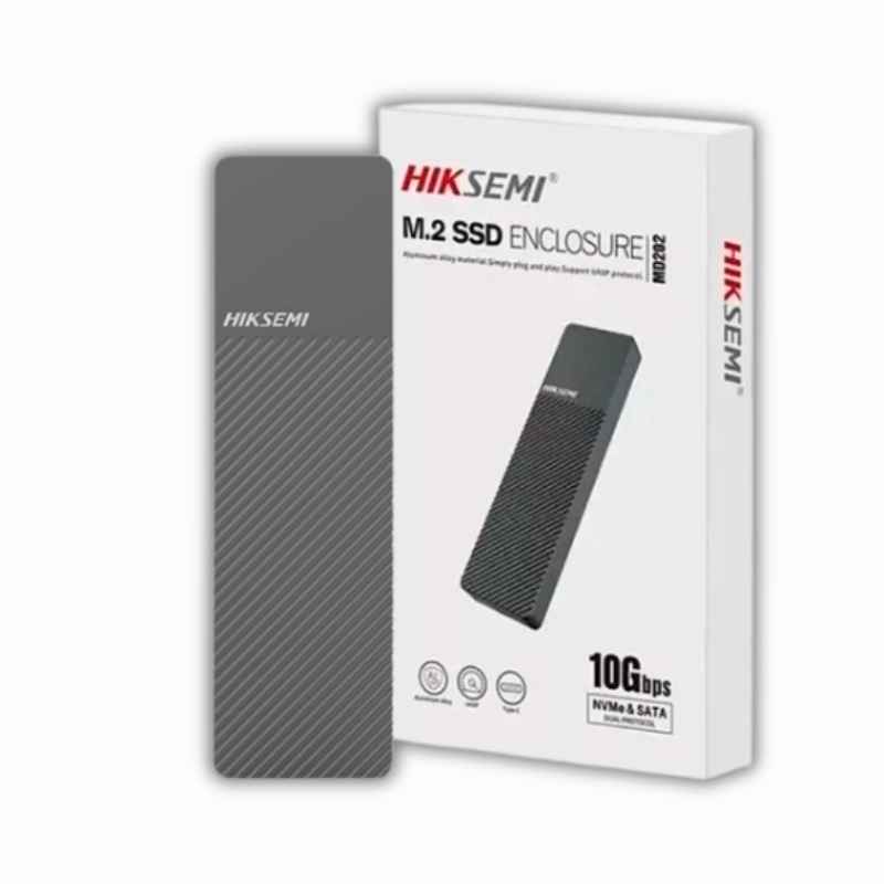 Enclosure Hiksemi MD202 HS-HUB-MD202 USB 3.2 Gen 2 Tipo-C para SSD M.2 NVMe Gris
