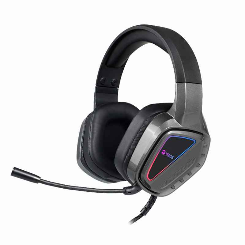 AURICULAR TEROS ( TE-8171N ) GAMING | NEGRO | LED- RGB - Imagen 2