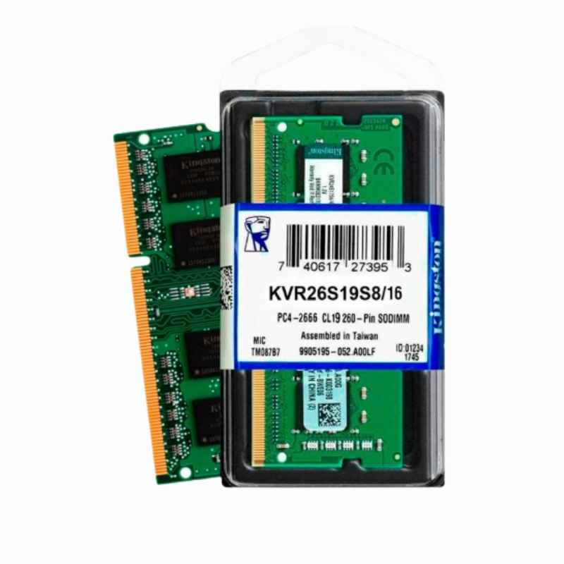 Memoria RAM SODIMM Kingston DDR4 16GB 2666MHz
